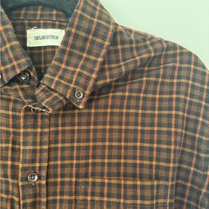 Taylor Stitch Jack Men's Checkered Shirt - Brown
